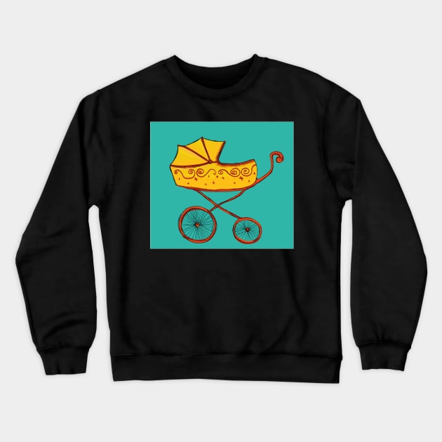 Fairy carriage Crewneck Sweatshirt by Kuhtina